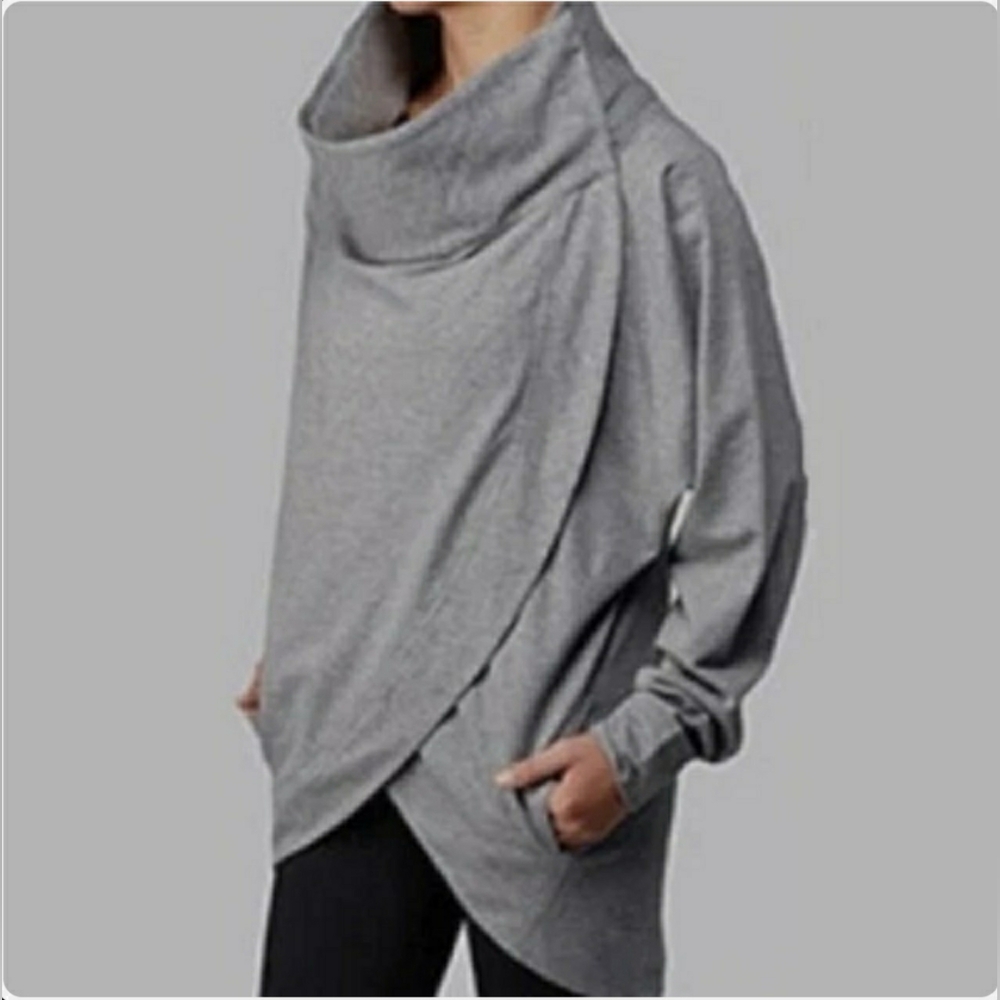 🔥Lululemon RARE Cocoon Wrap Jacket - Heathered Grey - 4 ( Like NEW)